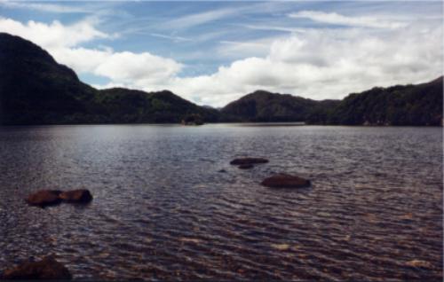 Ein schöner See im Nationalpark von Killarney